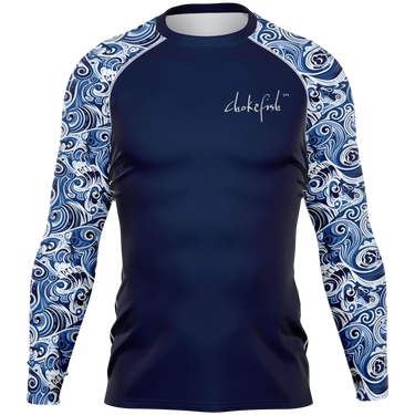 Chokefish™ Long Sleeve Rashguard Maori Men's Shirt-002